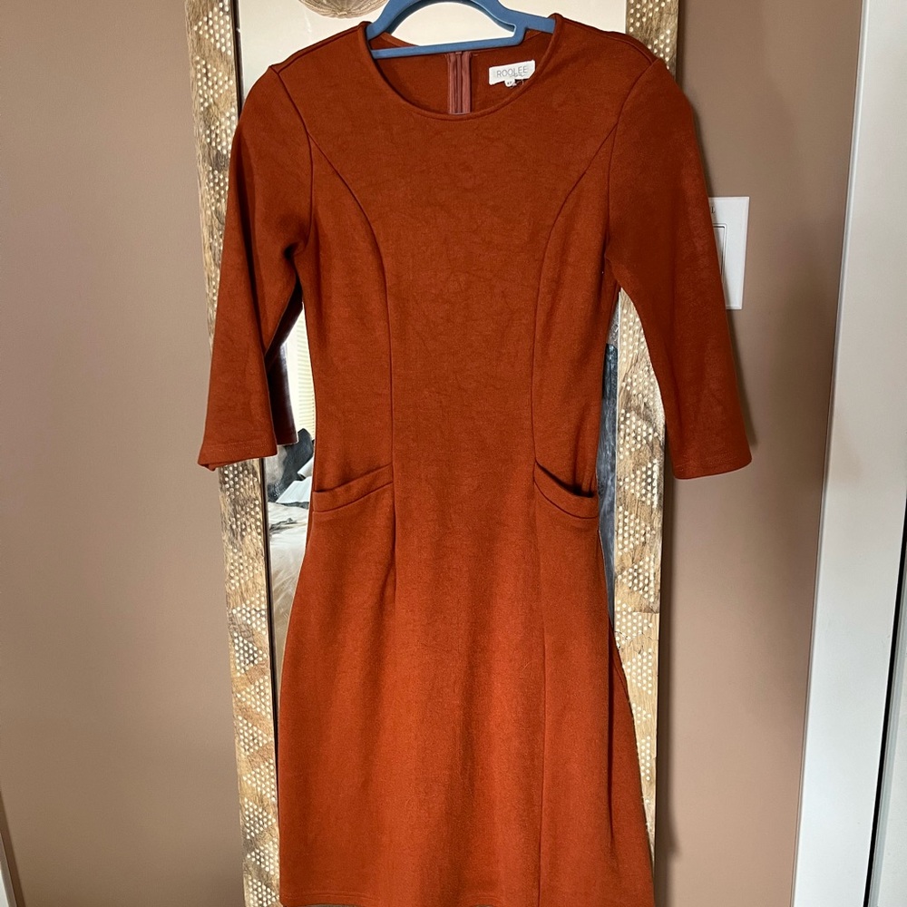 Orange Roolee Nursing-friendly Dress